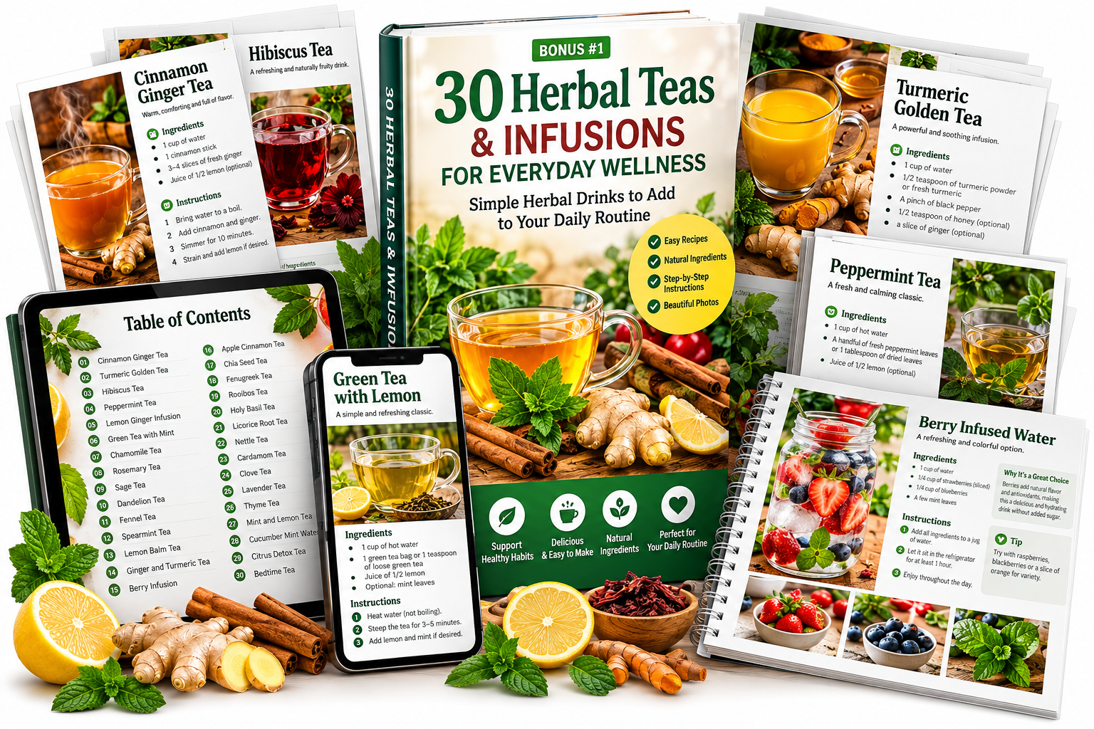 Herbal Tea Recipe Book